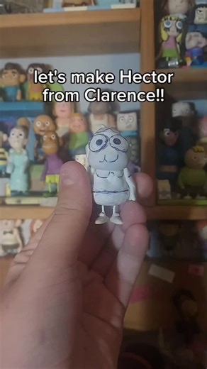 Pearie on Instagram: "let's make Hector!! #clarence #clarencefanart #cartoonnetwork #clayfigure #cartoons"