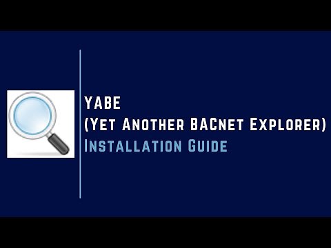 YABE Yet Another BACnet Explorer Installation Guide | BACnet | Building Automation |