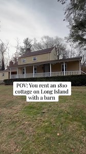 A kind of charm you can’t fake 😍 📍 327 W Neck Road, Lloyd Harbor 2 bed, 1 bath Cottage with updated kitchen set back on 2.3 scenic acres with barn in Cold Spring Harbor School District. Asking $7,500/mo | Lucky To Live Here