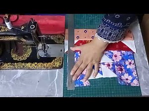 Two step patchwork block for beginners from scrap keep your money in your hand
