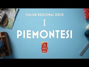 I - Unboxing the PIEMONTESI (Torino) Italian Regional Card Deck. 1 of 16 Italian Decks
