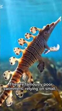 Leafy Sea Dragon camouflage is insane! 👀. Floating leaf? Nope, it’s alive!😮 #leafyseadragon#facts