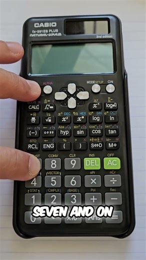 Casio Secret Mode: Self-Test on fx-991ES / fx-100AU PLUS (Shift+7+ON) 🔥