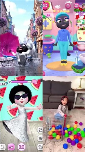 My Talking Angela – Funny Moments #mytalkingangela #shorts #funny