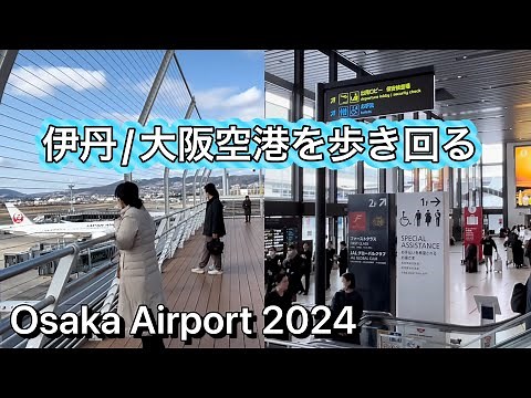 大阪 伊丹空港の全フロア歩く 2024 Itami Osaka Airport Walking Tour