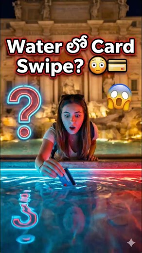 Rome’s Viral Water Card Trick 💳💦 Truth Revealed! #youtubeshorts
