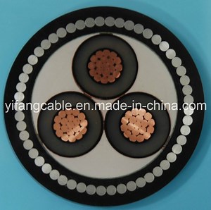 [Hot Item] 24kv Cable de cobre conductor Swa blindado XLPE 3-Core C150mm2 33kv Cable