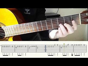 CADDELERDE RÜZGAR GİTAR SOLO NOTA TAB (GİTAR DERSLERİ) TUTORİAL