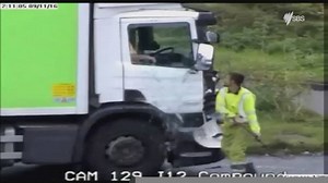 36K views · 117 reactions | "No one could have anticipated the level of violence they would then fall victim to": Police in the UK have released CCTV vision of a road rage attack involving truck drivers by the side of a motorway. | SBS News | Facebook