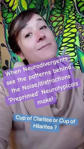 Cup of Claritea or Cup of Hilaritea ? we all have patterns only cognitive distortion & distorted ego that separate from ownership... pattern recognition #fyp #charlottie #jokes #cupofhilaritea #cupofclaritea