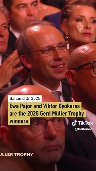 Gerd Müller Trophy Winners: Ewa Pajor & Viktor Gyökeres
