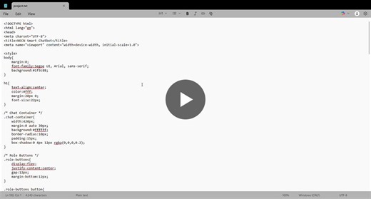 NECN Smart Chatbot: Front-End College Helpdesk | Vempuluru Sai Charan posted on the topic | LinkedIn