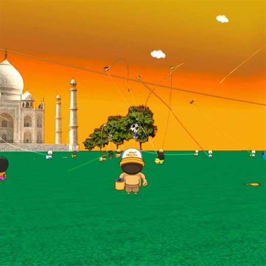 Pipa Combate 3D 🪁 Blade Cut 😳🔥 #Shorts