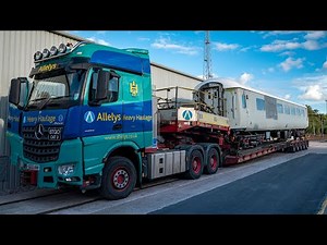 Train Truckers Allelys Heavy Haulage move Railway Coach