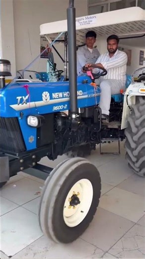 new Holland tractor delivery kiya engine power 55 hp pto maxx new 51 hp #kisan #farming #new #shorts