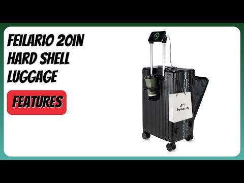 REVIEW (2026): Feilario 20in Hard Shell Luggage. Features