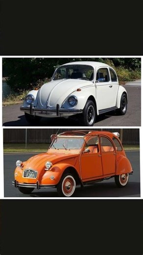 1968 Volkswagen Beetle OR 1968 Citroën 2CV