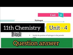 11th Chemistry Chapter 4 book back answers || 11th Chemistry Question Answers
