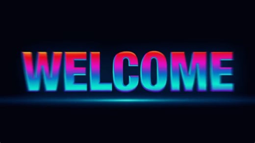 Welcome, Hello, Intro. Free Stock Video