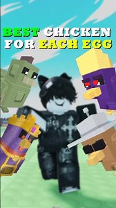 BEST Chicken for EVERY Egg in Grow a Chicken Fighter! 🐔🥚#shorts #roblox