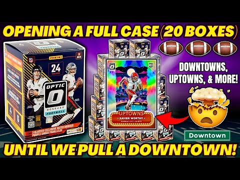 *DOWNTOWNS, UPTOWNS, & MORE!🤯 2024 OPTIC FOOTBALL BLASTER BOX REVIEW! (INSANE PULLS!)🔥