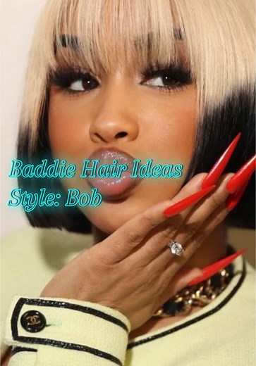 Baddie Hairstyle Ideas for a Chic Bob Look