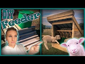 How to Build a Livestock Feeder - DIY Feed Trough - Easy Animal trough -Sheep,Goat,Calve Food Trough
