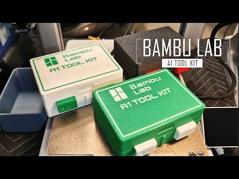 Bambu Lab A1 Tool Kit - 3D printed case designed around the supplied tool tray