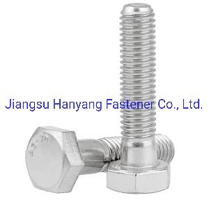 [Hot Item] Hex Bolts M8X20mm 304 Stainless Steel Hexagon Left Hand Screw Bolt