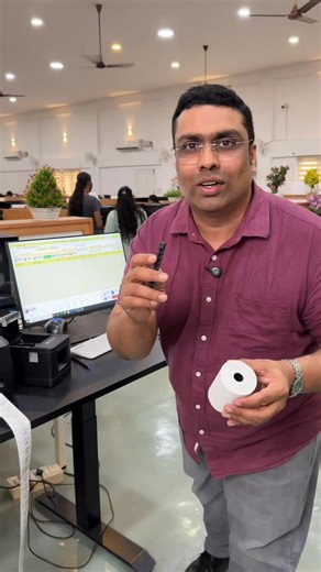 Shibinkumar V S on Instagram: "How to install Thermal Paper in Thermal Printer #thermalpaper#thermalprinter"