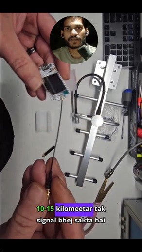 Aadish Jain on Instagram: "Chhota sa board… Lekin signals ko kilometers tak bhejne ki power rakhta hai 👀 Ye hai LORA ES3V3 – ek long-range wireless communication module jo low power me data transmit karta hai 📡 Socho… Remote areas me bhi devices ek dusre se baat kar sakte hain 😎 IoT projects, sensor networks, tracking systems – sab me use hota hai. Aur haan… security testing me bhi iska role hota hai 🔐 ⚠️ Lekin yaad rakho: Wireless signals ke saath bina permission experiment karna illegal ho