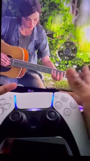 The last of us Guitar playing PS5 controller