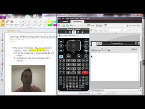 Lesson 1 Math - Using define on the CAS calculator