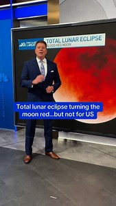A total lunar eclipse will turn the moon an awesome blood red color….but the United States isn’t going to see it and we have some feelings about it. #nbc10philly #totallunareclipse #eclipse #bloodredmoon #moon | NBC10 Philadelphia