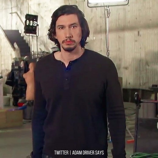 Adam Driver "I'm very very excited about the Superbowl commercial, despite the tone of my voice."