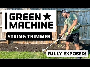 Green Machine 62v Battery String Trimmer - Full Review-