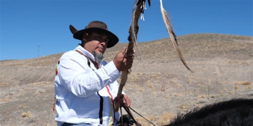 One man is reconnecting and revitalizing Native American tradition on horseback