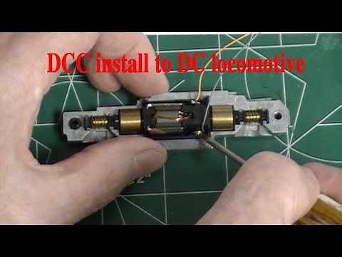 Installing DCC into a N scale DC locomotive