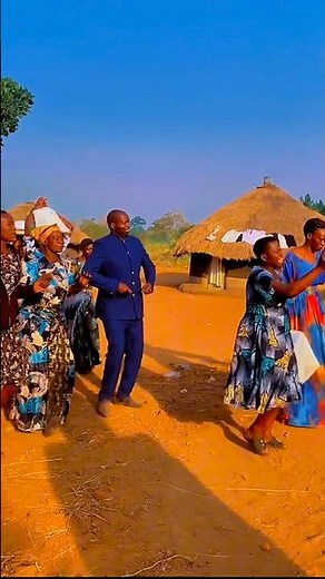 African village wedding traditional dance