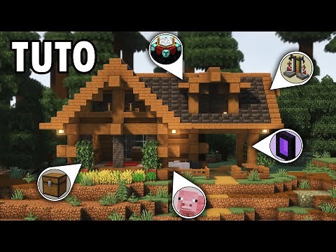 Minecraft 1.20 | Comment Construire une Base Parfaite pour la Survie et la Décorer | Tutoriel Maison