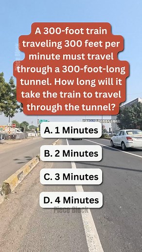 Train and tunnel puzzle Whats the time? 🚂 #BrainTeaser #Puzzle #Riddle | Piece Block
