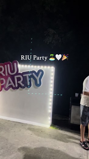 De las mejores experiencias 🙌🏽 #riuparty #2024 #whiteparty #puntacanariubambu