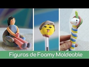 Figuras de Foamy moldeable