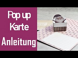 DIY Pop Up Card ✿ Pop Up Karte ✿ Tutorial ✿ Karte basteln ✿ Anleitung