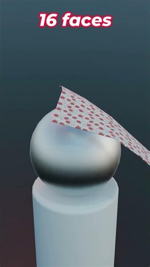 🧵⚪ Satisfying Cloth Simulation on Sphere | Blender 3D Animation | Relaxing Physics ASMR