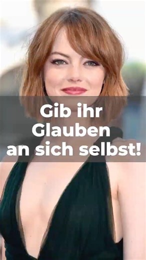Gib ihr glauben an sich selbst