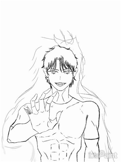 powerful high energy anime style portrait | 10$