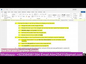 Shelly Cashman Excel 365/2021 | Modules 1-3: SAM Capstone Project 1a Ensight Healthcare Consultants