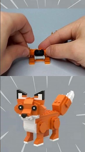 ⛏️ LEGO Ideas Minecraft Fox Tutorial #lego #minecraft #fox #game #ideas