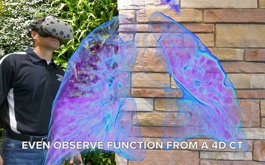 Human Body Virtual Reality CT Rendering